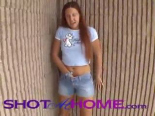 Awesome ginger ýaşlar honey appreciating masturbation