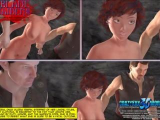 3d tegneserie: blad maidens. episoder 1-3