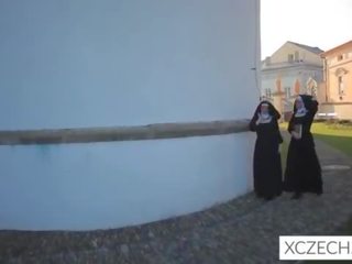 Bizzare porn with catholic nuns! With monster!