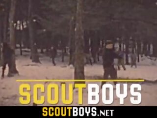 Pomežik dobi njegov rit pumped na prostem s prime gay-scoutboys&period;net